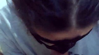 sailor girl gets face covered in cum after handjob