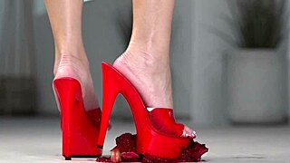 i'm crushing fruits with my bare feet and high heels in 4k, it's so hottt