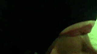 The married slut hides her face during POV face fucking at the wedding to conceal her affair