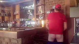 brunette milf getting pounded doggystyle with that big ass shaking... 🔥