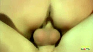 Two adorable blonde lesbians casually fuck a guy with a big cock in a threesome