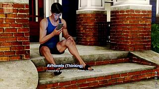 Exploring the mysterious inn in this adventure game