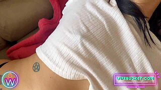 Homemade porn by wifebucket - horny girl fingering her girlfriends swollen pussy