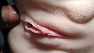Crisp close-ups of real doll double penetration anal