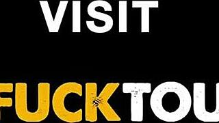 I rail big booty colombian babe doggystyle with my big white cock