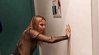 completely caught giving blowjob in dressing room with letty black