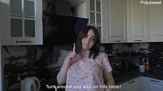 neighbor drills the guy hard, covering the table with his load.