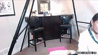 Maxine X Rocks College Uniform in Asian Pussy Play