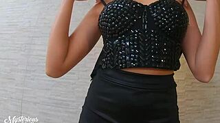 I can't believe this stunning ass goddess in panties and thong, her tan lines are so hot, I worship her asshole.