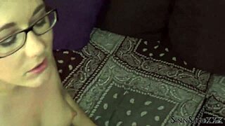 Nerdy Whore Sinn Sage Got Her Glasses