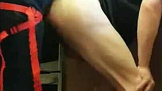 Pegging boyfriend's ass in kitchen cornfield bathroom