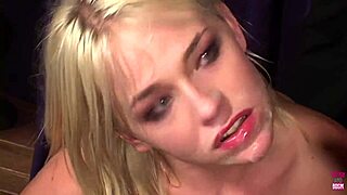 blonde sucks midget and bbc until drenched 😜