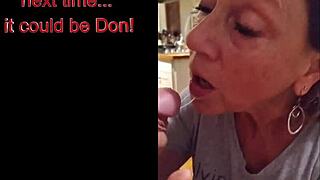 Mature Milf Candi Annie Sucks and Swallows Cum