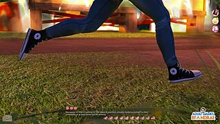 Mistress Eve helps the hotties in a threesome with big cocks.