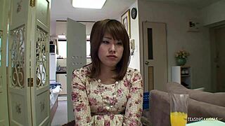 Megumi Rewards Deep Missionary Pounding with a Sloppy Blowjob Until He Nuts