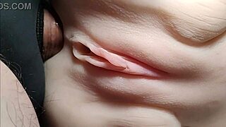 Crisp close-ups of real doll double penetration anal