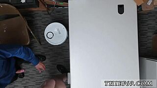 blonde teen feels intense fear during police examination for attempted theft.