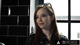 21 Naturals - tiny redhead lottie magne surprise her guy with sudden wild sex, oops!