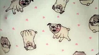 daring housewife walks around boss's house in skirt without panties, feeling bold