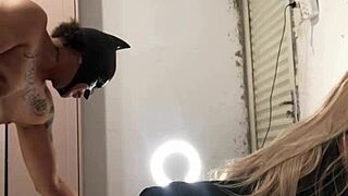 She ate doll's ass while wife gave ass leaving me with sex toy