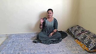 Desi Puja Bhabhi Rides Cock Hard