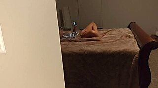 Cheri Bangz, what are you doing with that small cock in your mouth, stepdad catches you teasing?