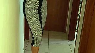 Even though she works, this sexy brunette craves hard doggystyle pounding every day