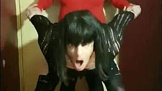 crossdresser takes ass to mouth collection part 3