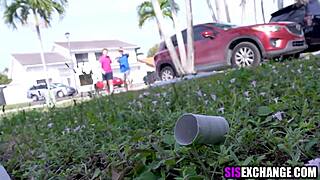 step sisters bribe step brothers with a group activity in a messed up family.