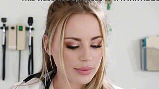 Anna Claire explains Nuru massage, then gets pounded.