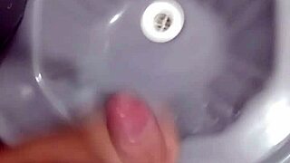 Beating off in the bathroom after the soccer game