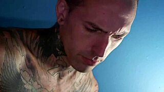 Busty alt slut dominates bound male slave with strapon gagging and choking! 😈🔥