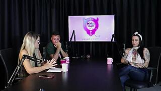 She services her two girlfriends, but I wouldn't like gangbang with strangers at the motel.