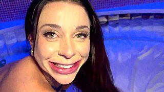 Feeling the Squirt and Creampie Before Pissing on Me - Luiza Marcato & Leo Santos