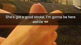 Cuckold husband films cheating wife's anal sex on Snapchat