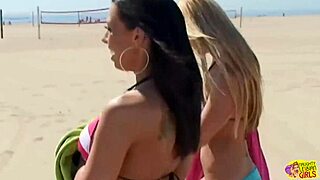 After Beach Volleyball, Lesbians Head Inside For Wild Group Bang