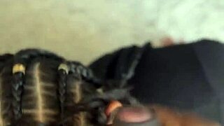 Cute brunette, my stepsister’s best friend, sneaks in for an amazing blowjob.