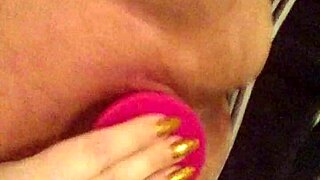 She asks, 'How deep can this dildo go in my fat bbw pussy?'