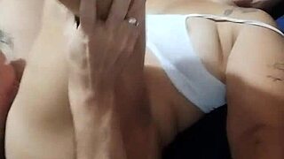 Blonde Friend and I Get Cum in Mouth from Husband