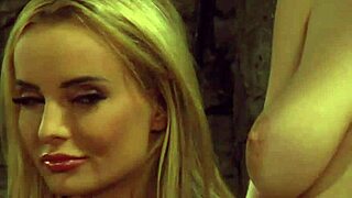 pale white big boobs lesbian slave moans loud from mistress fingering