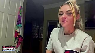 i watch this petite milf rub her nipples and finger her shaved pussy, so hot