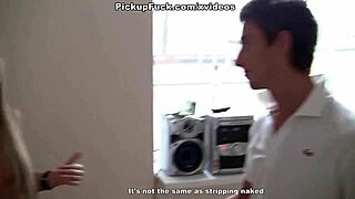 two blonde sucking dick on dance lesson