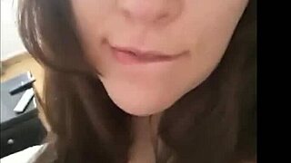 wife sucks husband, bends over for doggystyle, loves blue lingerie