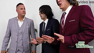 Father In Law Watches Naughty Family 3some