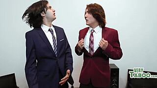 Father In Law Watches Naughty Family 3some