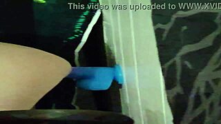 Wife makes hubby fuck dildos