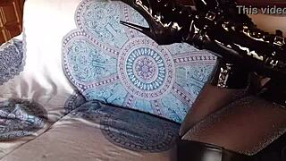 total black outfit with fishnets pantyhose and over the knee boots