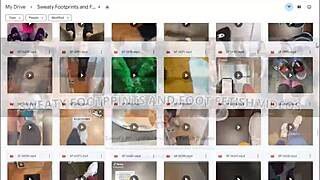 Taking Off Sweaty Shoes And Socks On Cableway