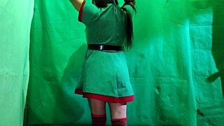 Christmas elf babe waits for a dirty holiday fling