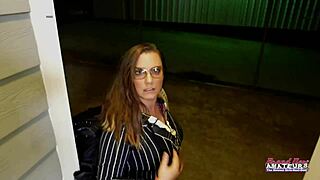 Busty Brunette Celeste Fingers Herself And Gets Banged In Doggy Style